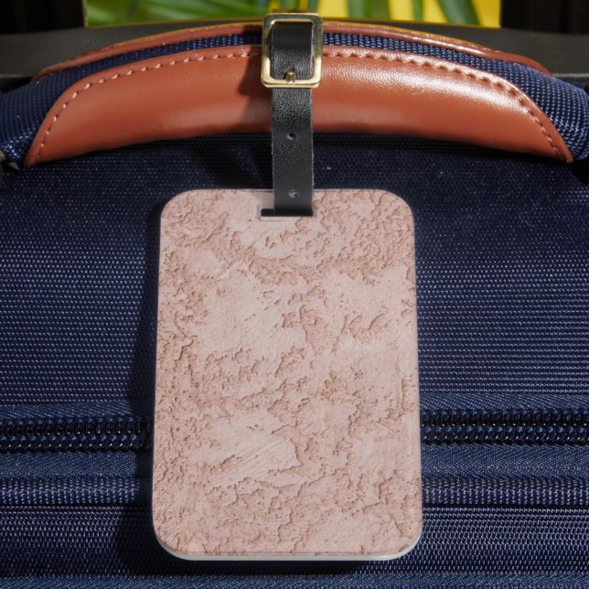 Solid Färg American Luggage Tag Bagagebricka (Framsida Insitu 2)