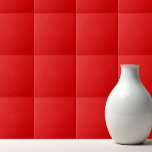 Solid färg glatt, ljust, rödaktigt röd kakelplatta<br><div class="desc">Solid färg-design med ren ljusstark ljusröd färg.</div>