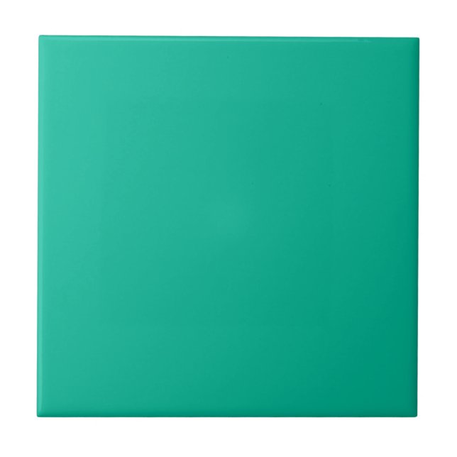 Solid färg-grönten Mint Löv Kakelplatta (Framsidan)