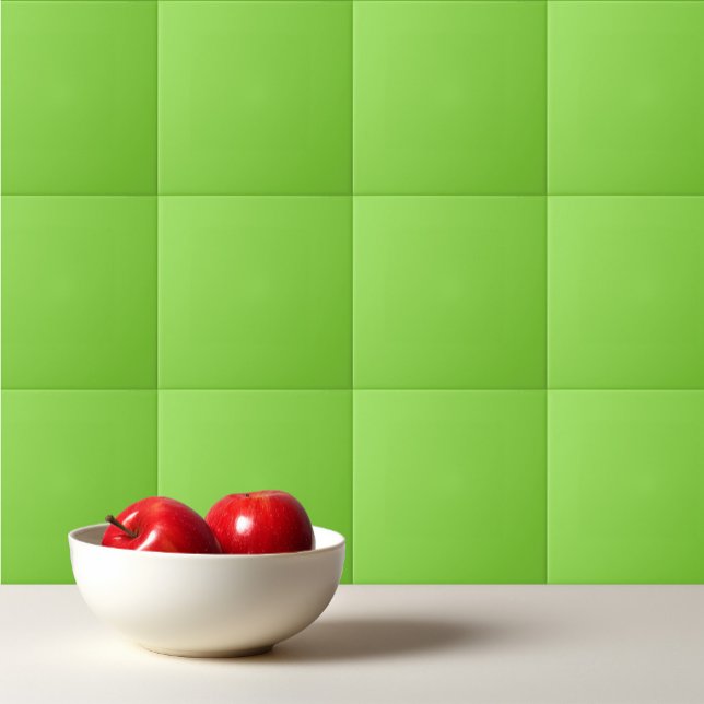 Solid färg kiwi grönt kakelplatta (Skapare uppladdad)