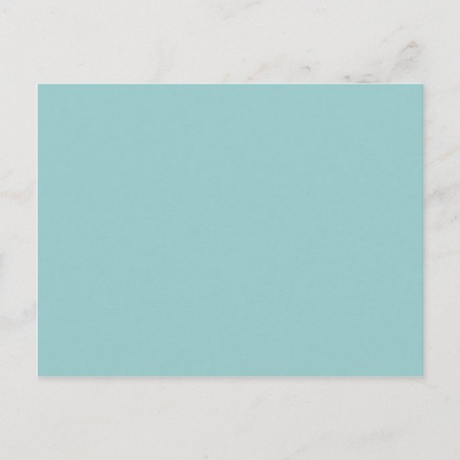 Solid Färg Light Blue 99CCCC - bakgrund Vykort (Framsida)