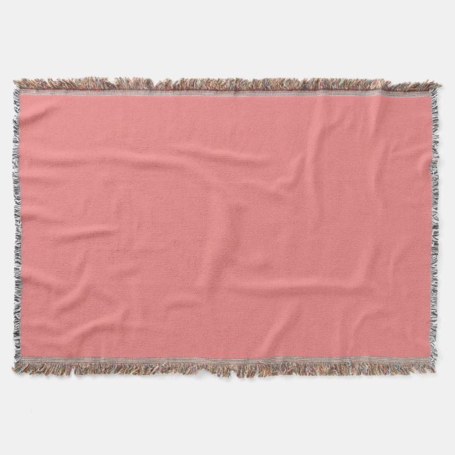 Solid Färg: Light Coral Mysfilt (Framsidan)