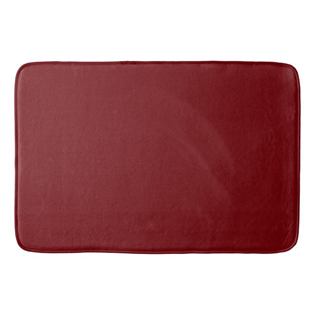 Solid färg mahogany red badrumsmatta (Framsidan)