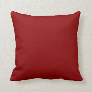 Solid Färg Maroon Kudde