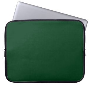 Solid färg mörk grönt laptop fodral