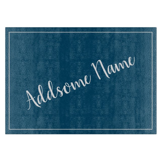 Solid färg Nautical Blue (Framsidan)
