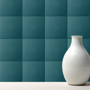 Solid färg Oceanic Teal Kakelplatta