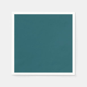 Solid färg Oceanic Teal Pappersservett
