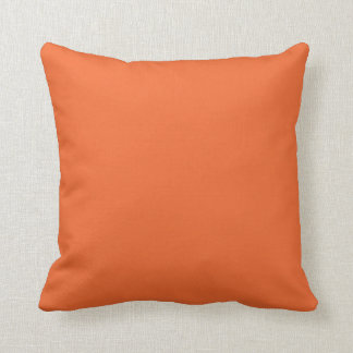 Solid färg papaya orange kudde