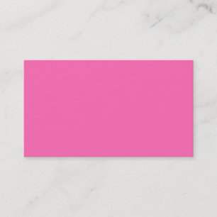 Solid Färg: Shock rosa #2 Visitkort