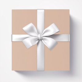 Solid färg-slam Cashmere beige Presentpapper