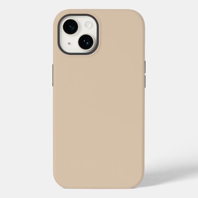 Solid färg-slam Palomino beige (Baksida)