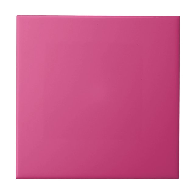 Solid färg-slätt hallon, klar rosa kakelplatta (Framsidan)
