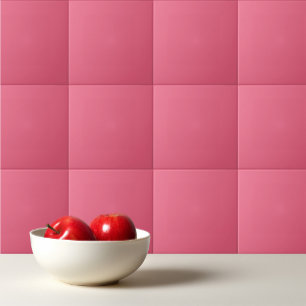 Solid färg-slätten Camellia Ro rosa Kakelplatta