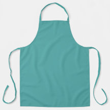 Solid Färg Teal Apron