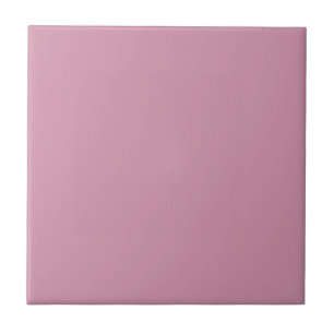 Solid färg vanlig orchid Smoke mauve rosa Kakelplatta