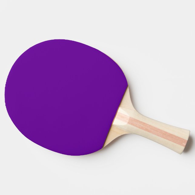Solid Färg Violet Lila Pingisracket (Sidan)
