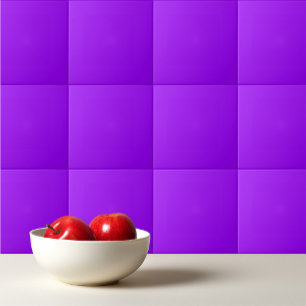 Solid färg vivid violett lila kakelplatta