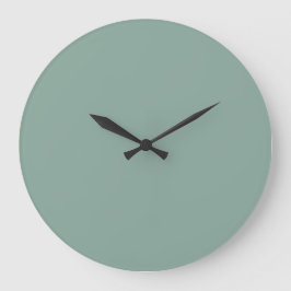 Solid Färg Wall Clock - Grönt Earth Stor Klocka