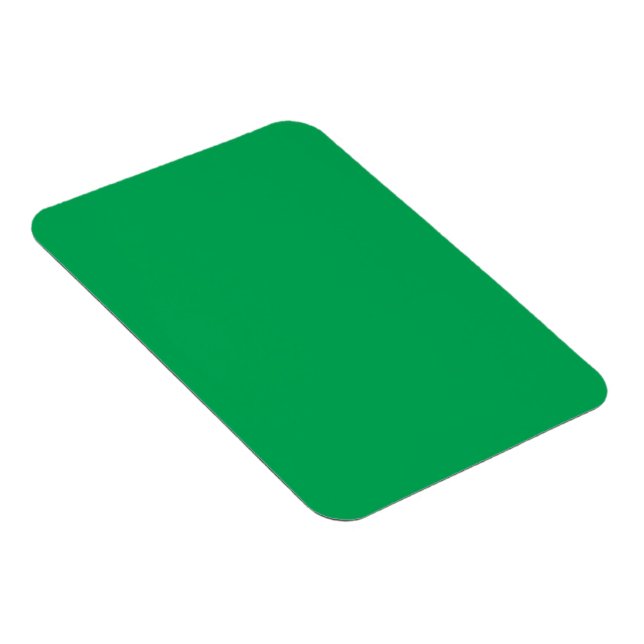 Solid Green Background  Magnet (Högersidan)