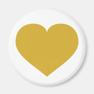 Solid Guld Heart Magnet