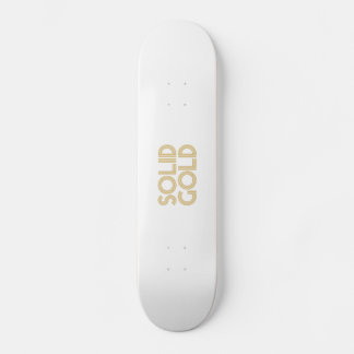 SOLID GULD MINI SKATEBOARD BRÄDA 18,5 CM
