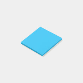 Solid Himlar Blue Färg Post-it Block