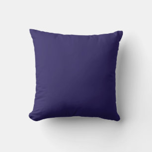 Solid Indigo Blue Elegant Modern Minimalist - enke Kudde