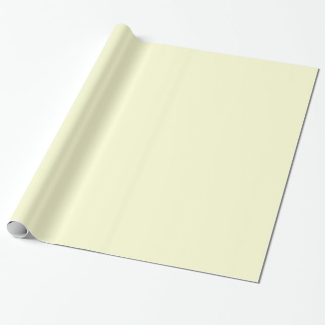 Solid Ivory Presentpapper (Utrullad)