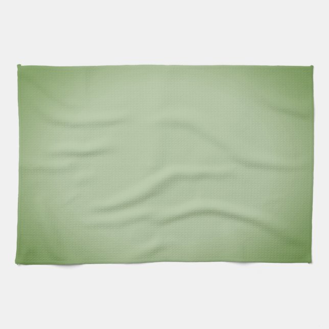 Solid Jade Grönt Celadon Kökshandduk (Horisontell)