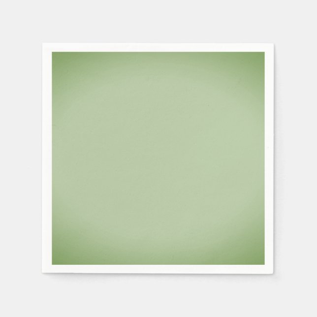 Solid Jade Grönt Celadon Pappersservett (Framsidan)