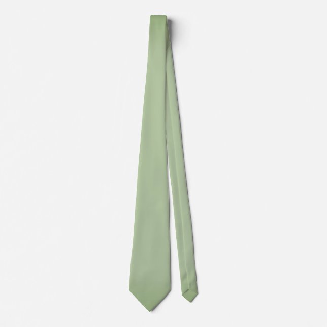 Solid Jade Grönt Celadon  Slips (Framsida)