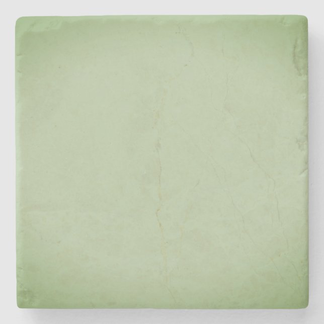 Solid Jade Grönt Celadon Stenunderlägg (Framsidan)