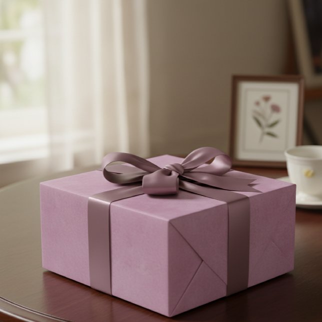 Solid Light Pink / Dusty Pink Gift Wrap Paper Presentpapper (Skapare uppladdad)