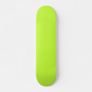 Solid, ljusstark kalk ljust grönt mini skateboard bräda 18,5 cm