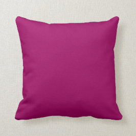 Solid Magenta Pop of Färg Kudde