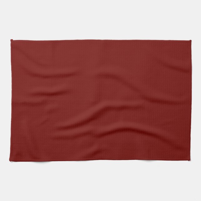 Solid Maroon Red Kitchen Towel Kökshandduk (Horisontell)