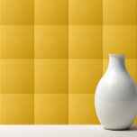 Solid medium cadmium yellow amber kakelplatta<br><div class="desc">Solid medium cadmium yellow amber design.</div>