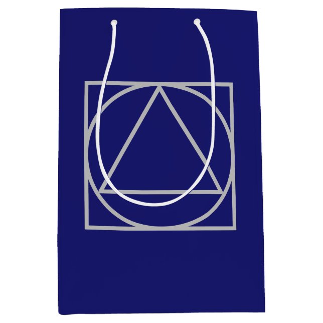 Solid Midnatt Blå Elegant Modern Minimalist (Framsidan)