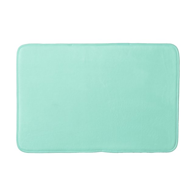 Solid Mint Grönt Bath Mat Badrumsmatta (Framsidan)