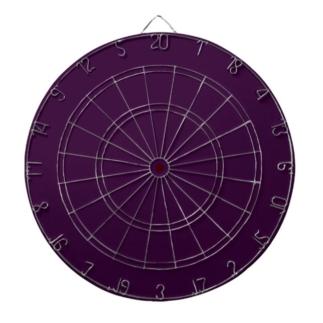 Solid Mörk Lila Dartboard Darttavla (Framsidan)