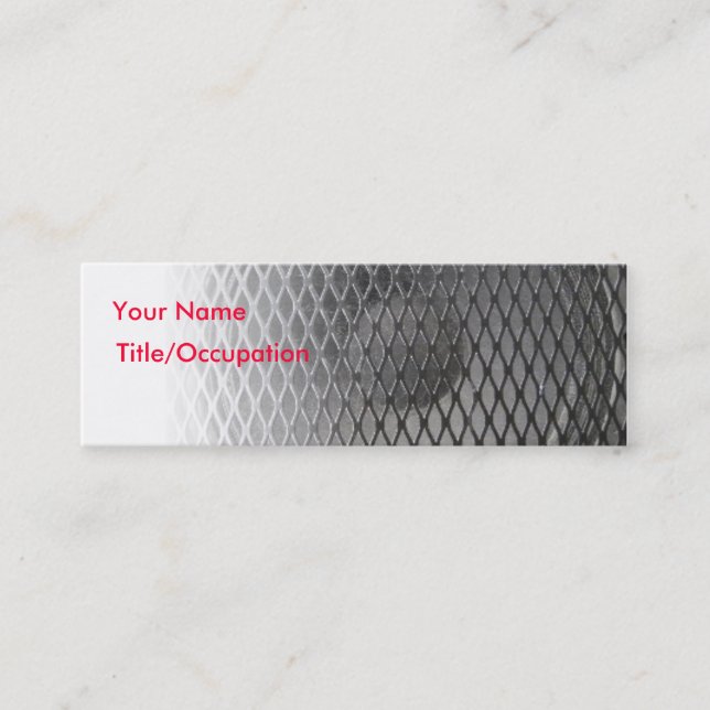 Solid musik för musikbandampere-högtalare mini visitkort (Framsida)