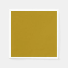 Solid Mustard Gult Färg | Hex# AC8400 Pappersservett