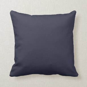 Solid Navy Blue Dekorativ kudde