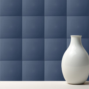 Solid Navy Blue Färg Elegant Kakelplatta