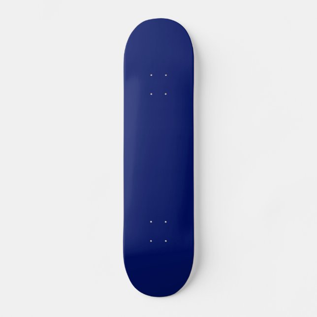 Solid Navy Blue Skateboard Bräda 19,5 Cm (Framsida)
