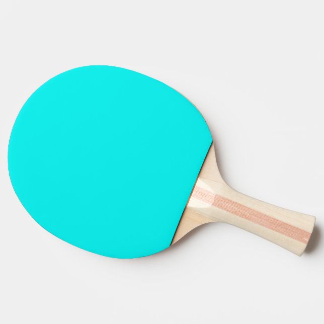 Solid neon bright aqua pingisracket (Sidan)