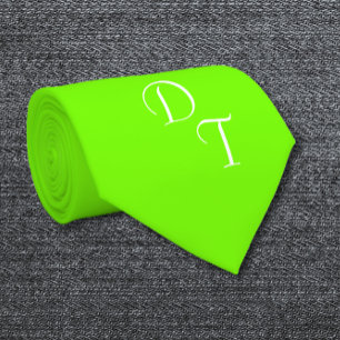 solid neon-grönt - dina monogram slips