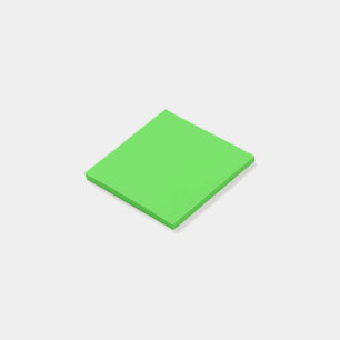 Solid Neon Grönt Färg Hex# 53da3f Post-it Block