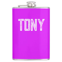 Solid Neon Lila - eget namn Monogram